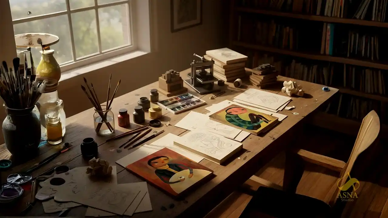 اجرای طرح جلد کتاب