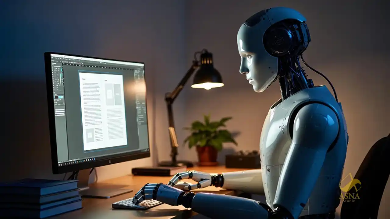 صفحه آرایی با هوش مصنوعی