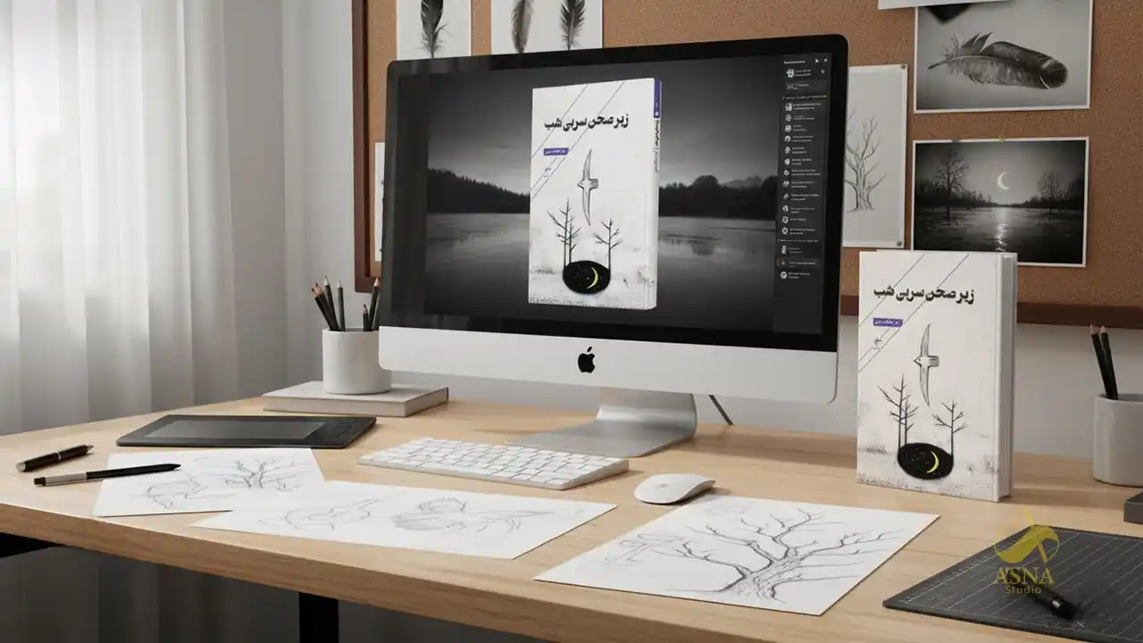 طراحی جلد کتاب حسی