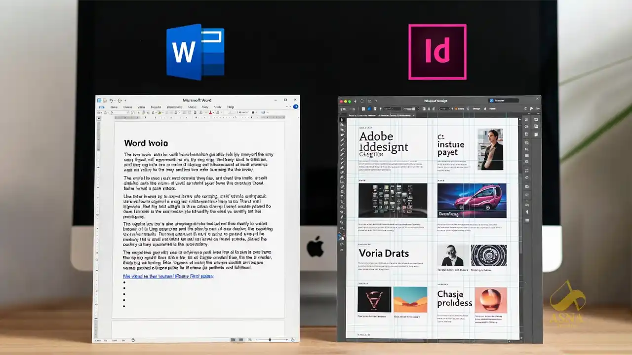 هزینه صفحه آرایی با ورد و ایندیزاین